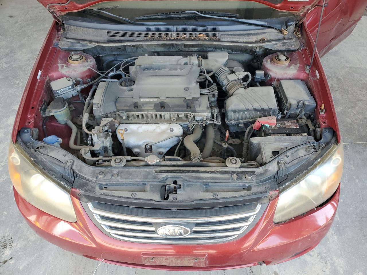 2009 Kia Spectra Ex VIN: KNAFE221295644352 Lot: 85508615