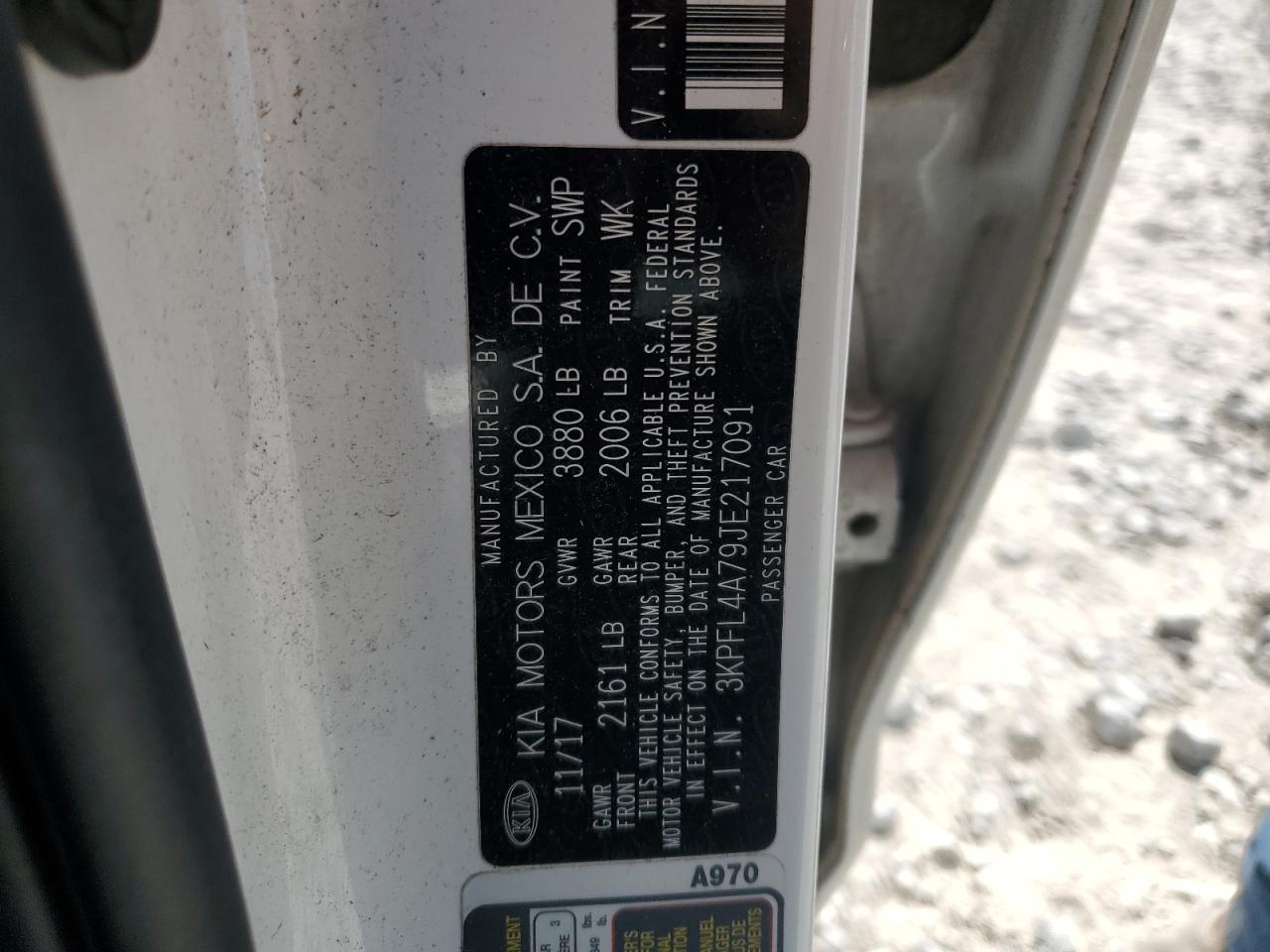 2018 Kia Forte Lx VIN: 3KPFL4A79JE217091 Lot: 85823045