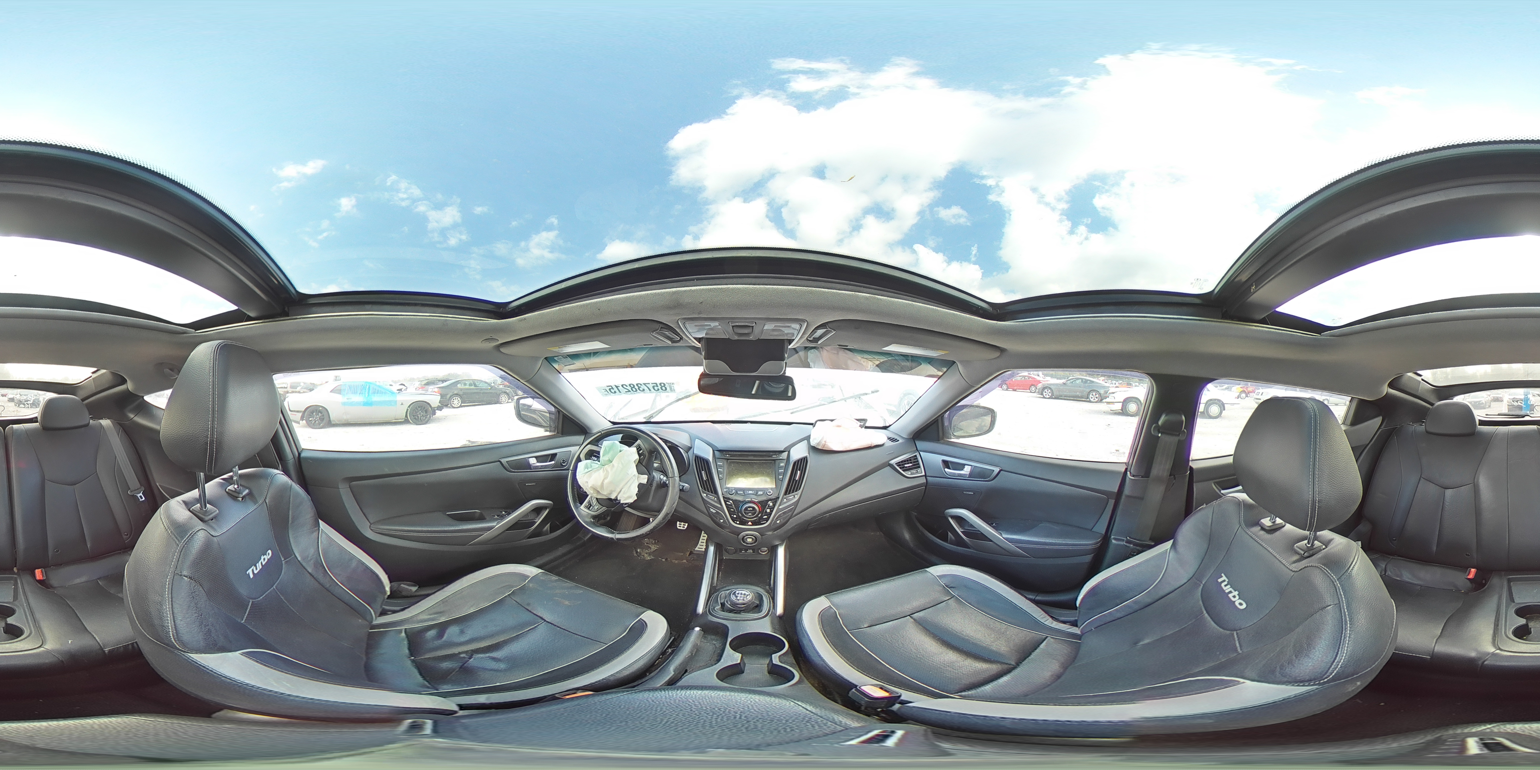 2014 Hyundai Veloster Turbo VIN: KMHTC6AE6EU204718 Lot: 85738215