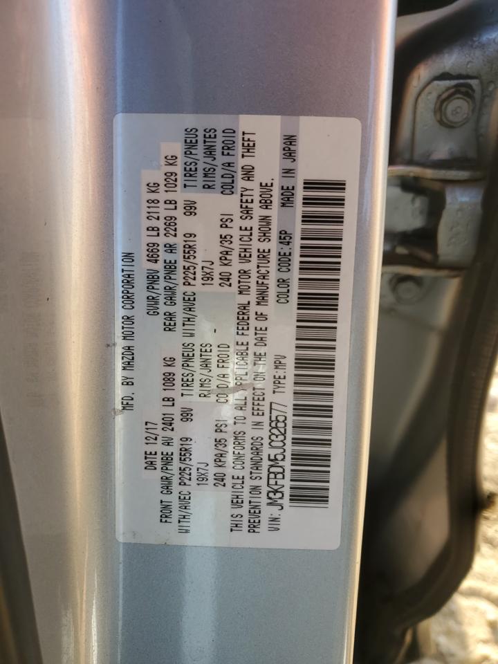 2018 Mazda Cx-5 Grand Touring VIN: JM3KFBDM5J0326577 Lot: 85171675