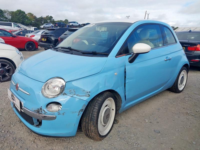 2015 FIAT 500 0.9 TWINAIR VINTAGE '57 3DR DUALOGIC for sale at Copart WOLVERHAMPTON