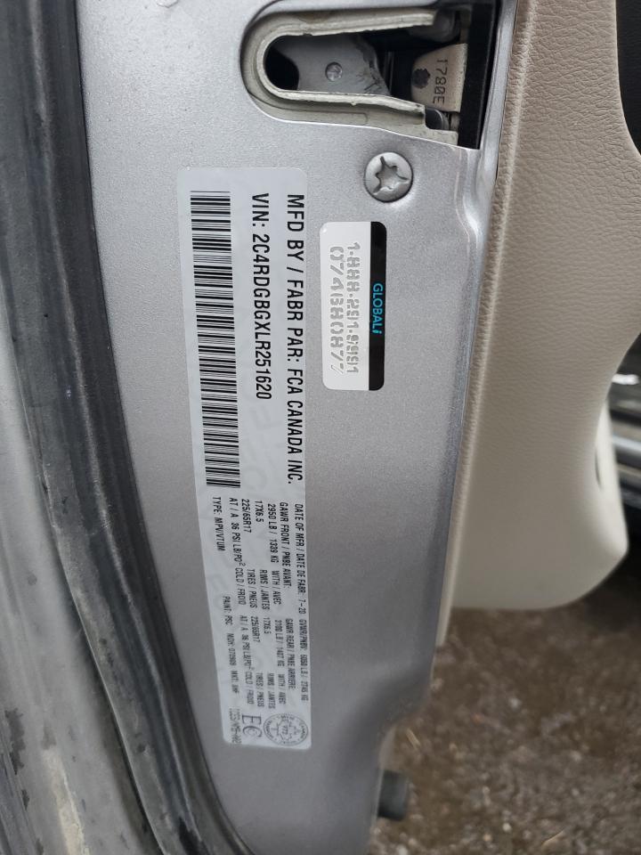 2020 Dodge Grand Caravan Se VIN: 2C4RDGBGXLR251620 Lot: 90621985