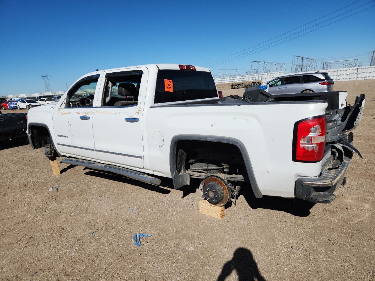 2015 GMC Sierra K1500 Slt white other gas 3GTU2VEC5FG309902 photo #3