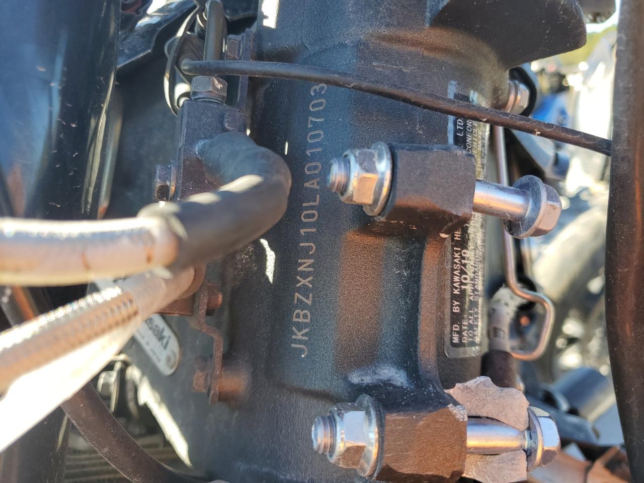 2020 Kawasaki Zx1400 J VIN: JKBZXNJ10LA010703 Lot: 85750545