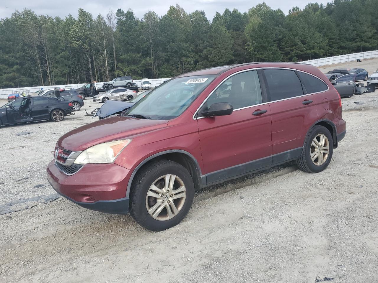 2010 Honda Cr-V Ex VIN: 5J6RE4H50AL077462 Lot: 80509455