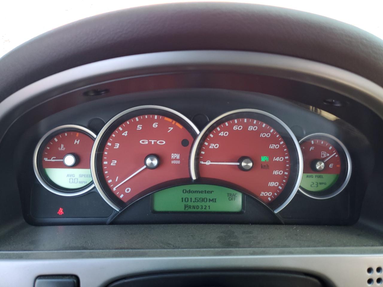 2005 Pontiac Gto VIN: 6G2VX12U05L404436 Lot: 86227315