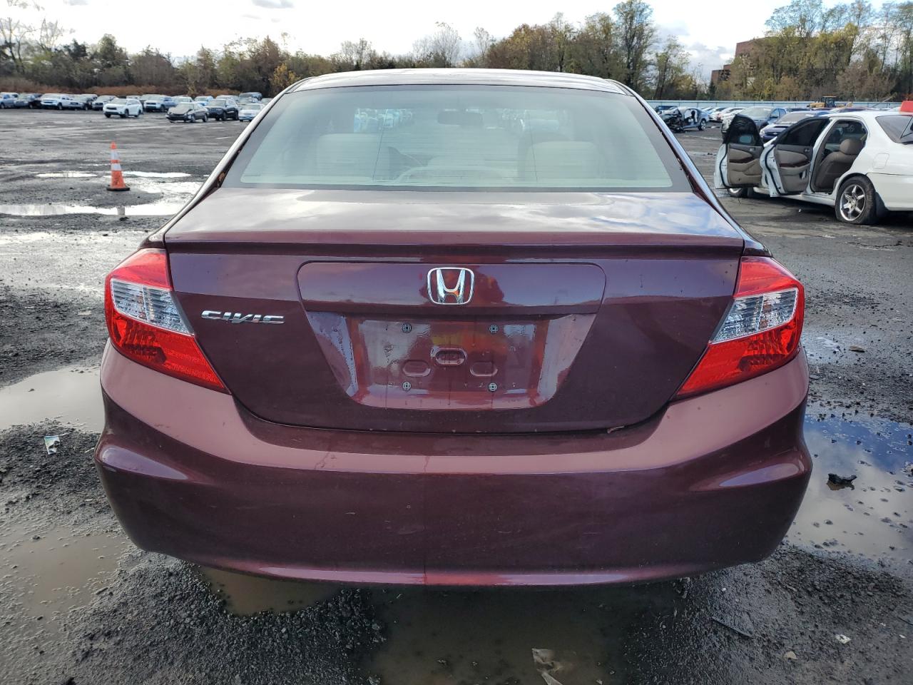 2012 Honda Civic Ex VIN: 19XFB2F80CE372303 Lot: 90652695