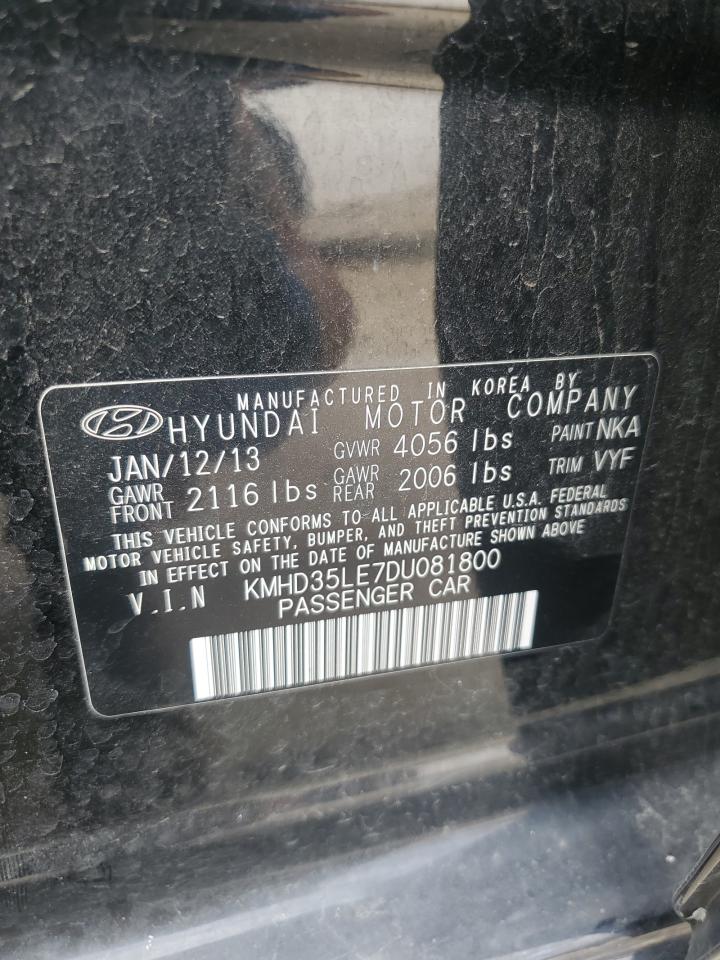 2013 Hyundai Elantra Gt VIN: KMHD35LE7DU081800 Lot: 86669035