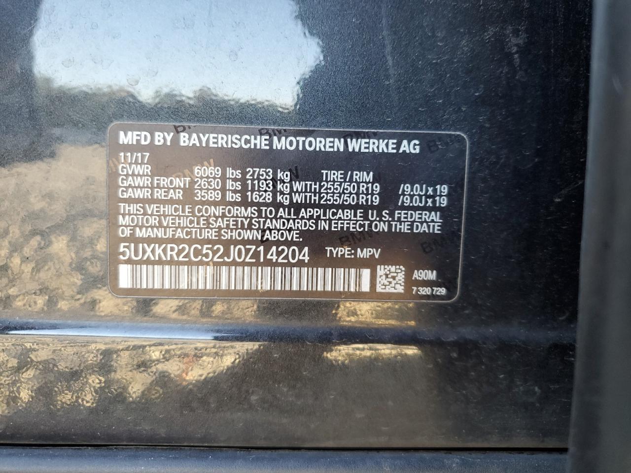 2018 BMW X5 Sdrive35I VIN: 5UXKR2C52J0Z14204 Lot: 82307425