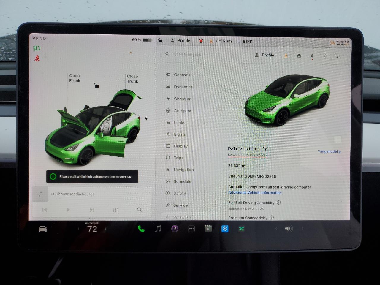 2021 Tesla Model Y VIN: 5YJYGDEF9MF302266 Lot: 86772575