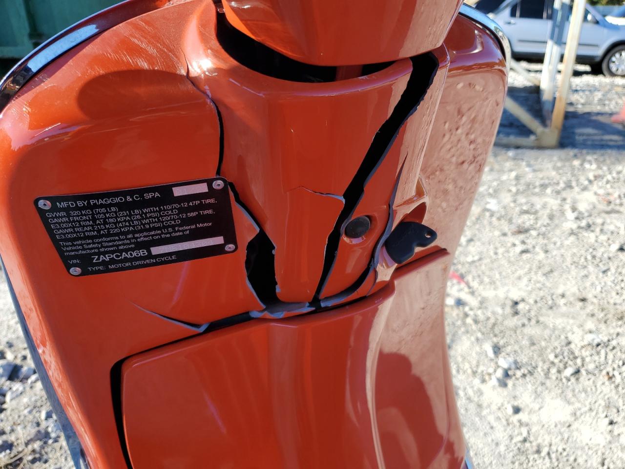 2022 Vespa Primavera/Sprint 50 VIN: ZAPCA06B7N5104304 Lot: 85344545
