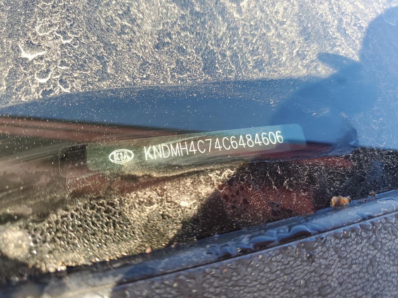 2012 Kia Sedona Ex VIN: KNDMH4C74C6484606 Lot: 85101315
