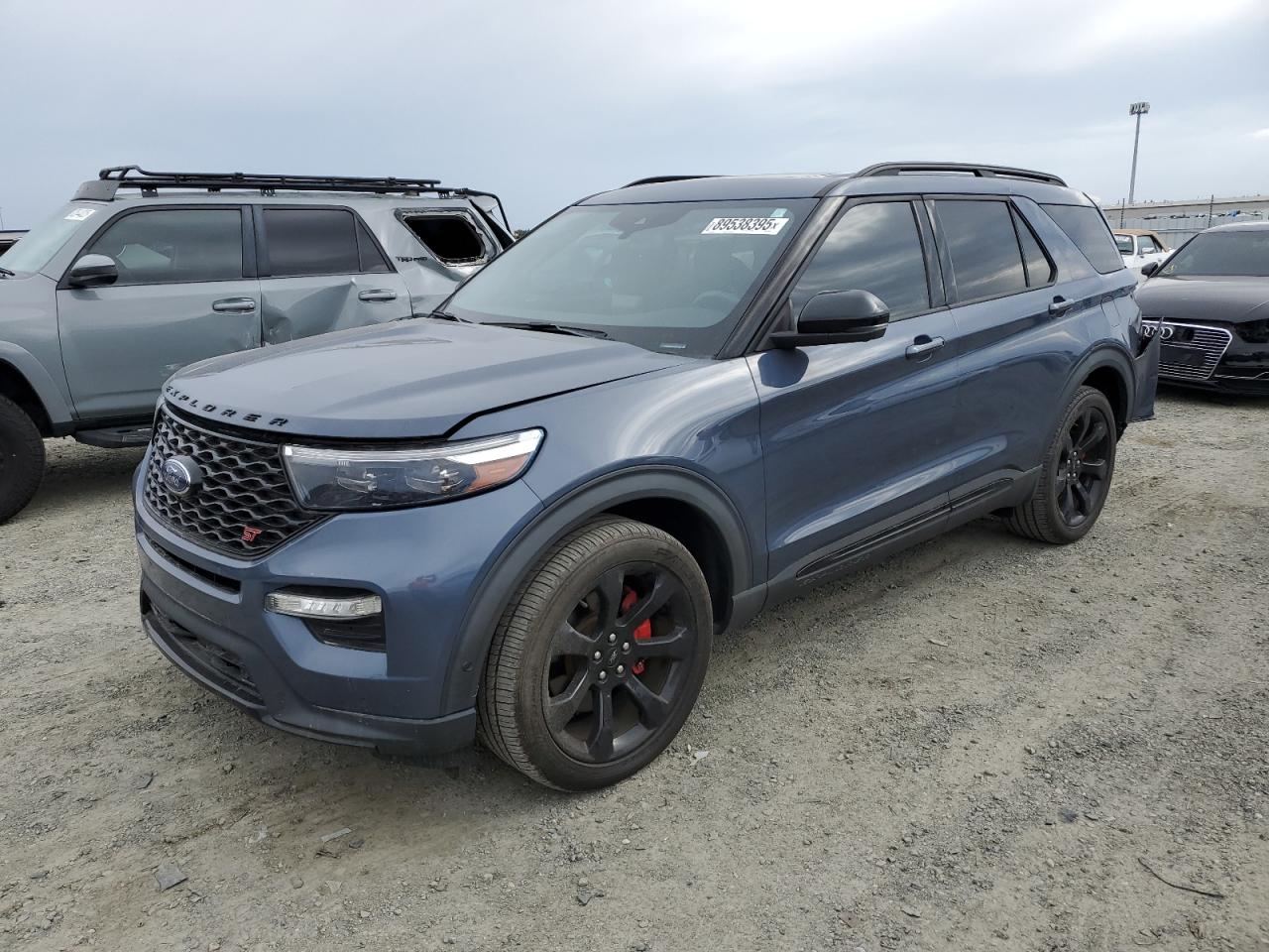 2021 Ford Explorer St blue  gas 1FM5K8GC1MGA05439 photo #1