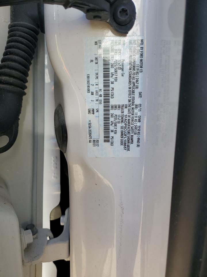 2015 Ford C-Max Premium Sel VIN: 1FADP5CU2FL108657 Lot: 84885805