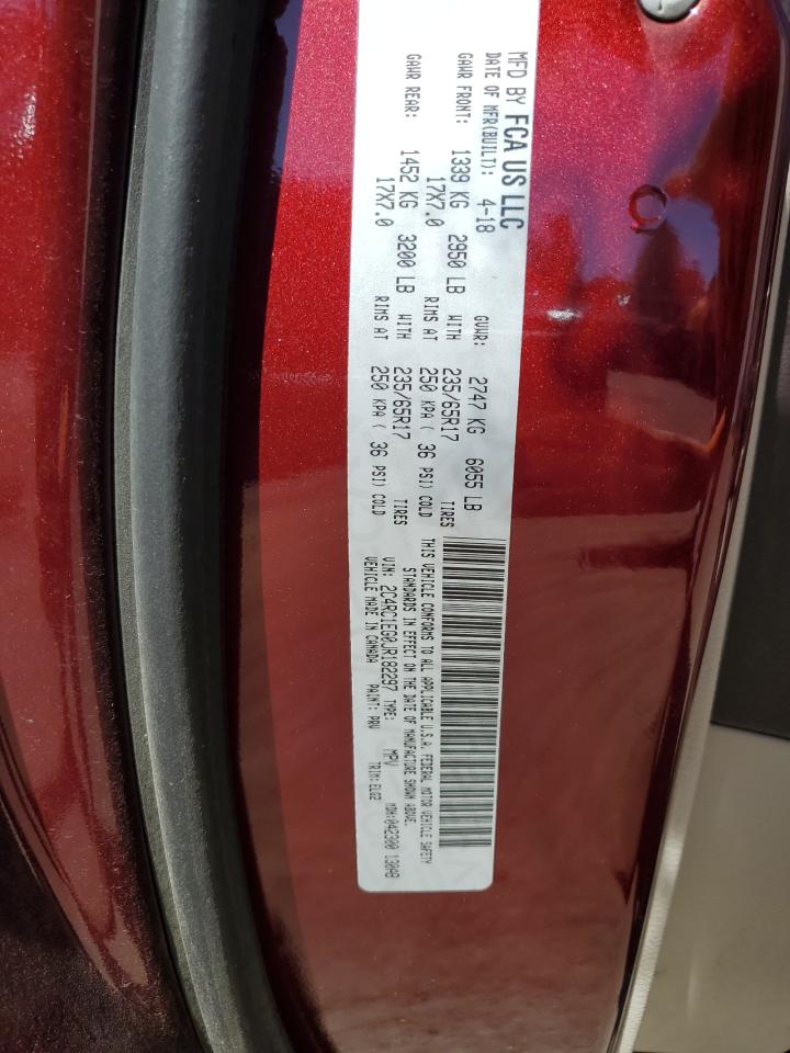 2018 Chrysler Pacifica Touring L Plus VIN: 2C4RC1EG0JR182297 Lot: 86869895