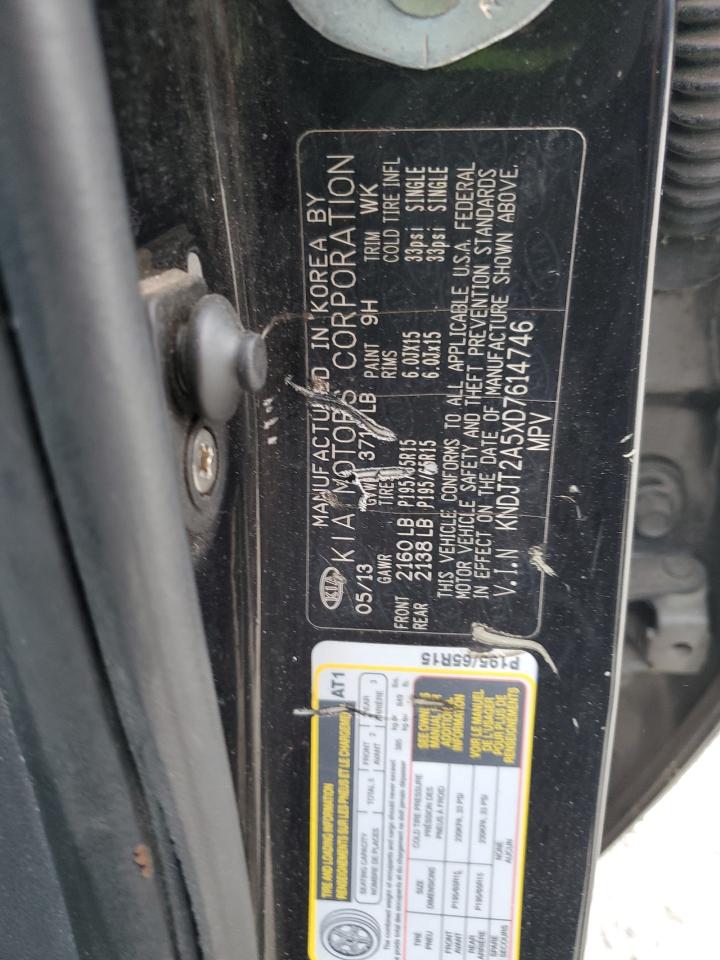 2013 Kia Soul VIN: KNDJT2A5XD7614746 Lot: 85347315