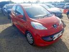 2007 PEUGEOT 107 1.0 URBAN 3DR 2-TRONIC for sale at Copart ROCHFORD