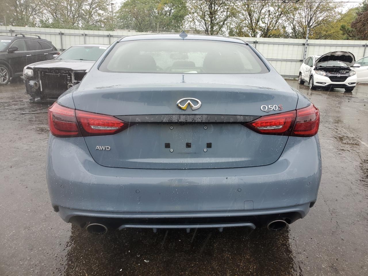 2021 Infiniti Q50 Red Sport 400 VIN: JN1FV7DR9MM880064 Lot: 81423665