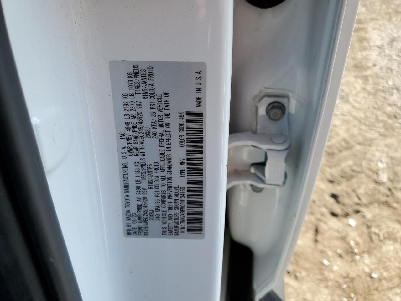 2023 Mazda Cx-50 Premium Plus VIN: 7MMVABEM0PN134160 Lot: 81890275