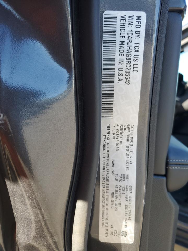 2024 Jeep Grand Cherokee Laredo VIN: 1C4RJHAG8RC205642 Lot: 85818625