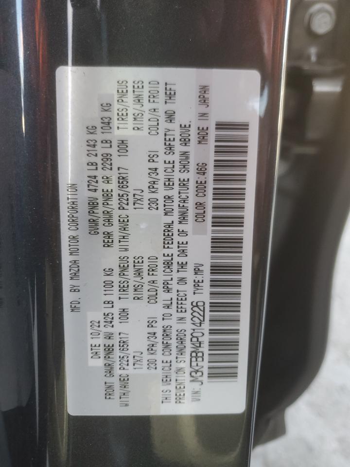 2023 Mazda Cx-5 Select VIN: JM3KFBBM4P0142226 Lot: 82721485