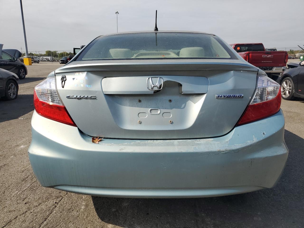 2012 Honda Civic Hybrid VIN: JHMFB4F21CS002674 Lot: 86791415