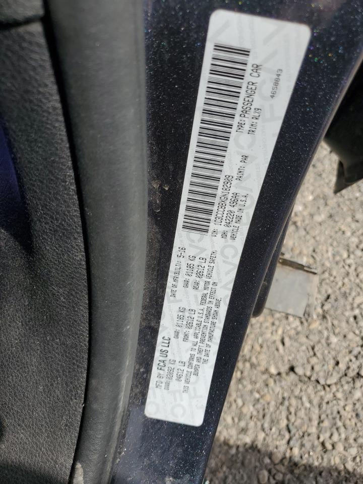 2016 Chrysler 200 S VIN: 1C3CCCBBXGN182909 Lot: 82589215