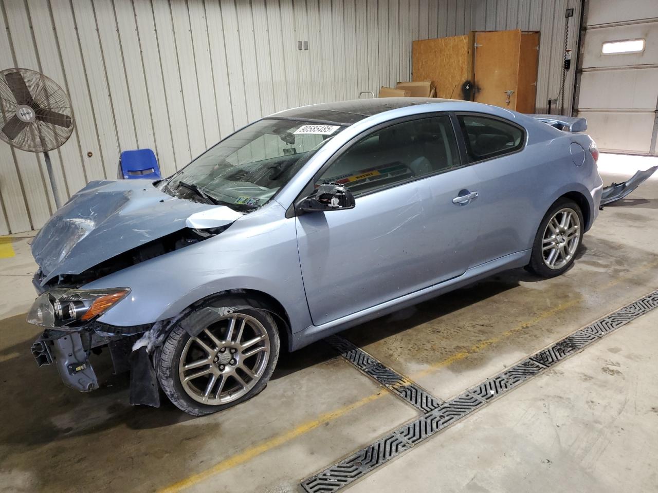 2008 SCION TC BLUE VIN: JTKDE167980245686