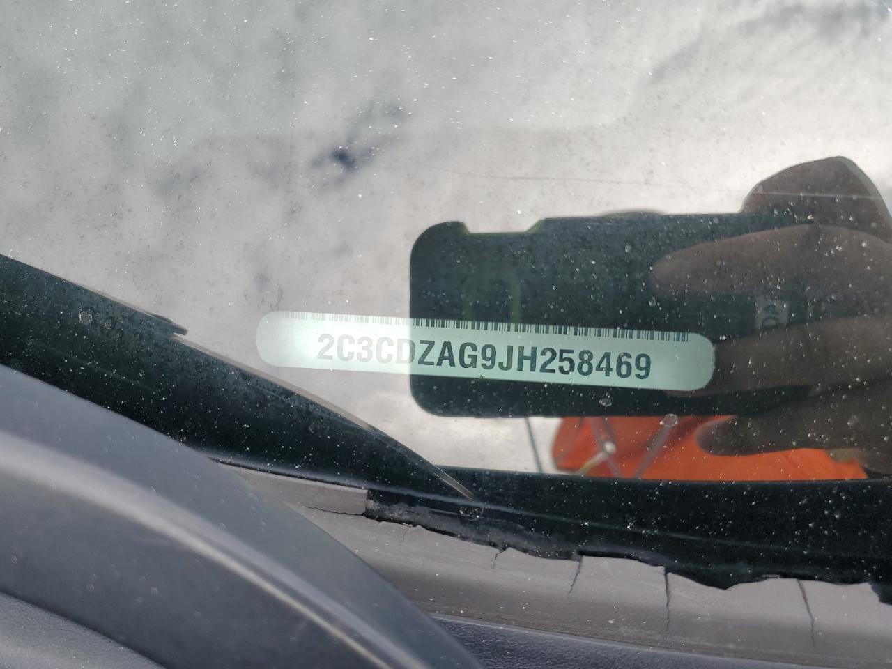 2018 Dodge Challenger Sxt VIN: 2C3CDZAG9JH258469 Lot: 90706895