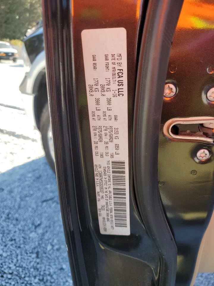 2016 Ram 1500 Laramie VIN: 1C6RR7NM3GS235337 Lot: 86808775