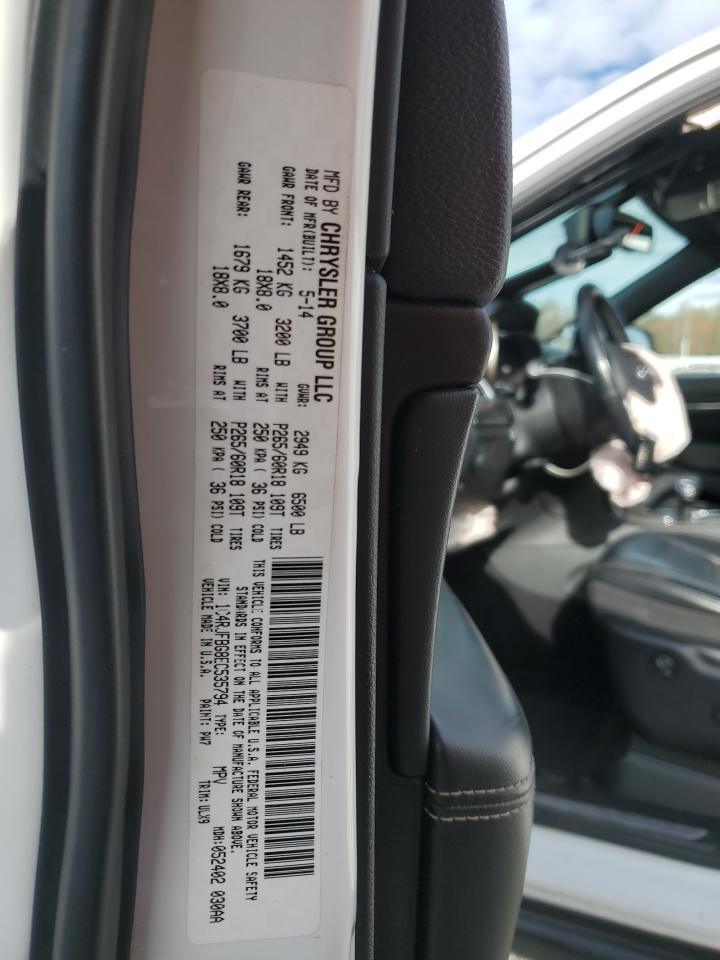 2014 Jeep Grand Cherokee Limited VIN: 1C4RJFBG8EC535794 Lot: 86503705