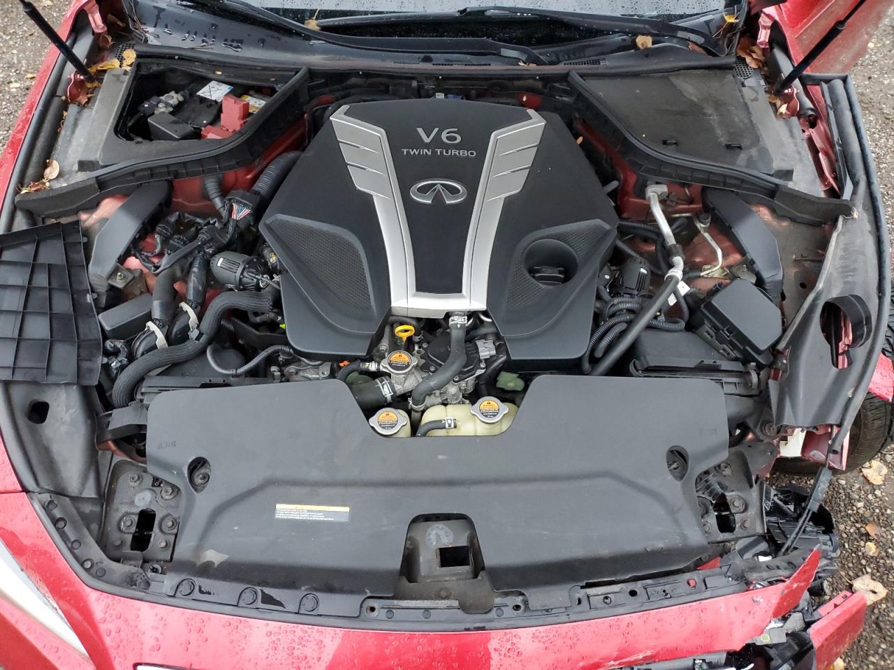 2017 Infiniti Q50 Red Sport 400 VIN: JN1FV7AR3HM871645 Lot: 84631835