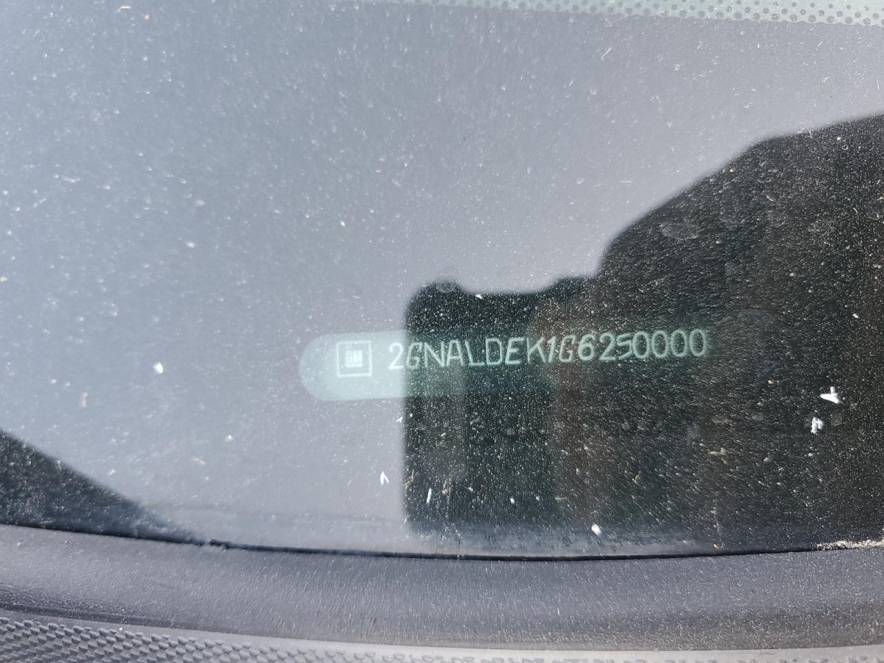 2016 Chevrolet Equinox Ltz VIN: 2GNALDEK1G6250000 Lot: 84780245