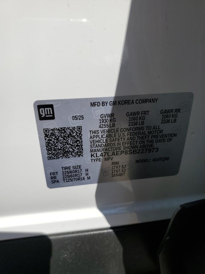 2025 Buick Envista Preferred VIN: KL47LAEP8SB227973 Lot: 86901425