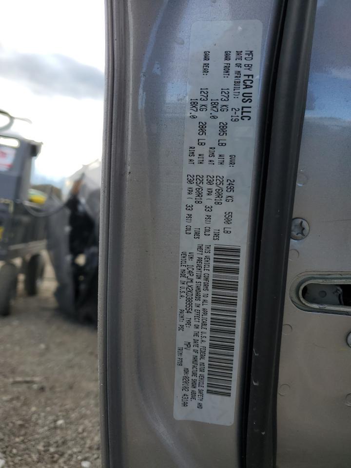 2019 Jeep Cherokee Latitude Plus VIN: 1C4PJMLX2KD389554 Lot: 87310935