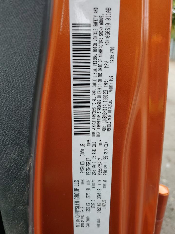 2010 Jeep Wrangler Unlimited Sport VIN: 1J4BA3H11AL199123 Lot: 85819485