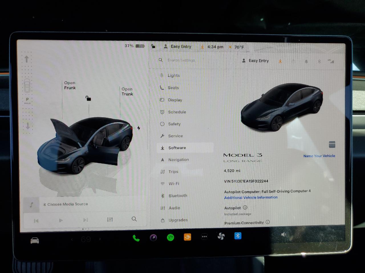 2025 Tesla Model 3 VIN: 5YJ3E1EA1SF022244 Lot: 86193845