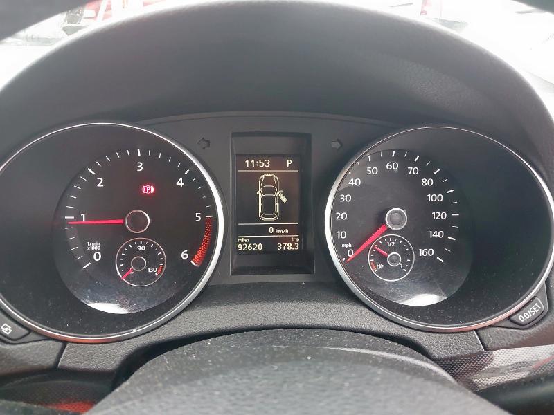 2012 VOLKSWAGEN GOLF 1.6 TDI 105 MATCH 5DR DSG