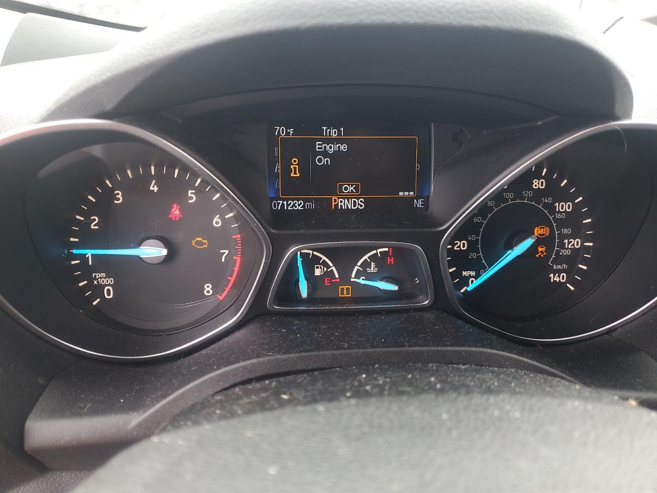 2017 Ford Escape S VIN: 1FMCU0F7XHUB12942 Lot: 85499065