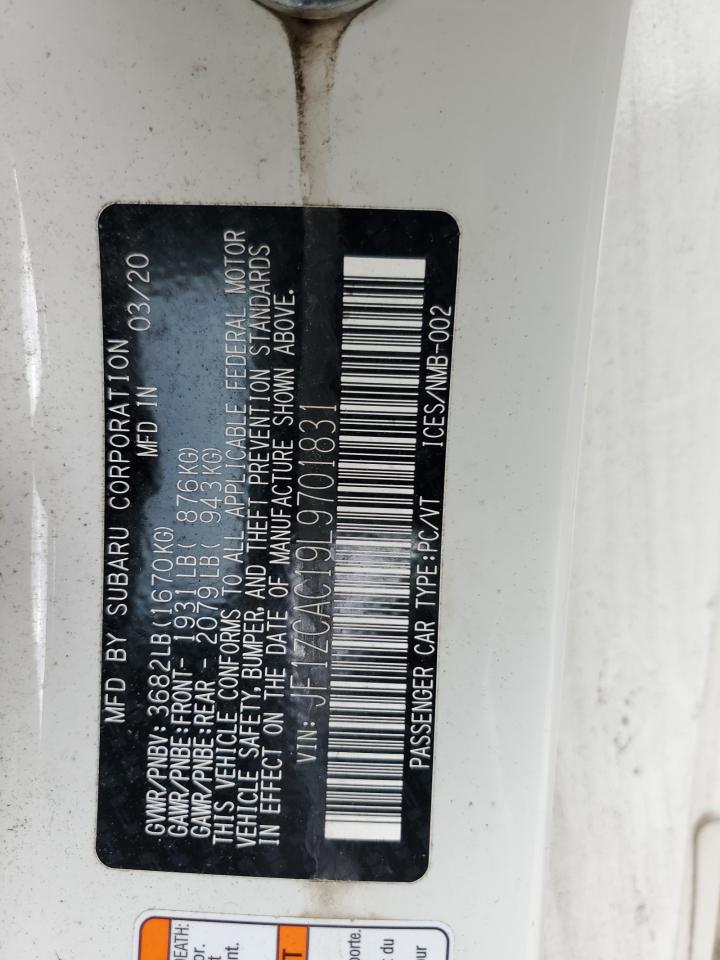 2020 Subaru Brz Limited VIN: JF1ZCAC19L9701831 Lot: 82276905