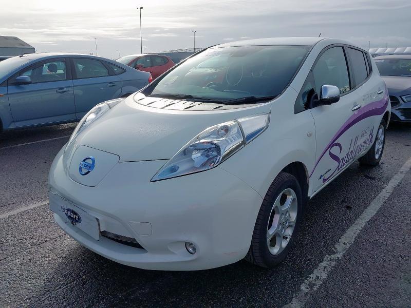2015 NISSAN LEAF 80KW ACENTA 24KWH 5DR AUTO for sale at Copart CHESTER