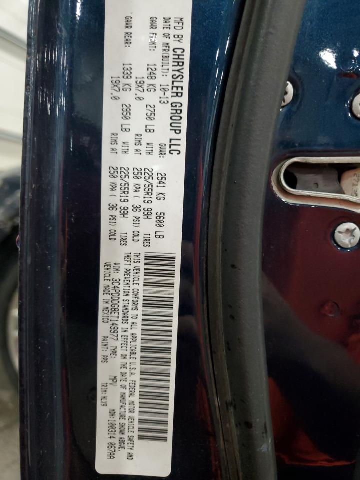 2014 Dodge Journey Limited VIN: 3C4PDDDG8ET149977 Lot: 84284535