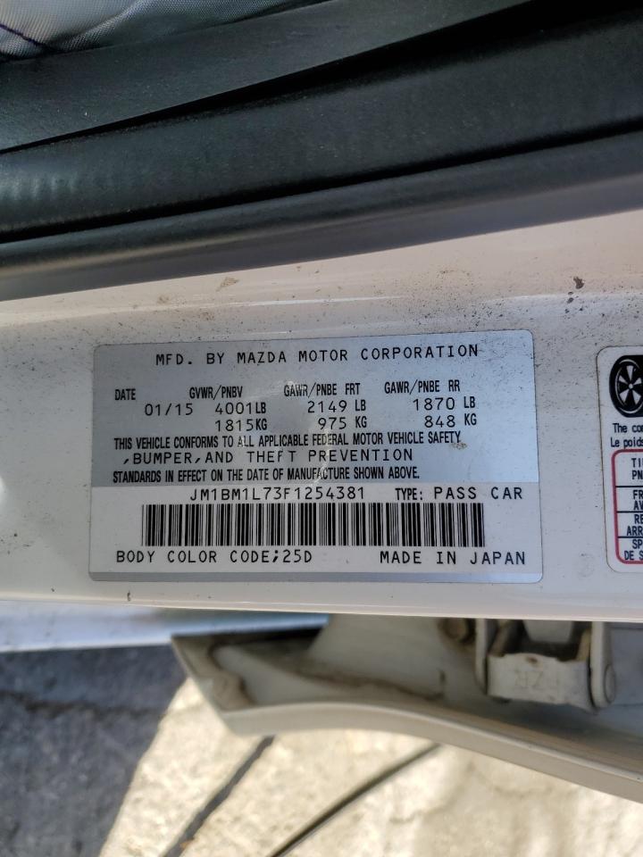 2015 Mazda 3 Touring VIN: JM1BM1L73F1254381 Lot: 90143845