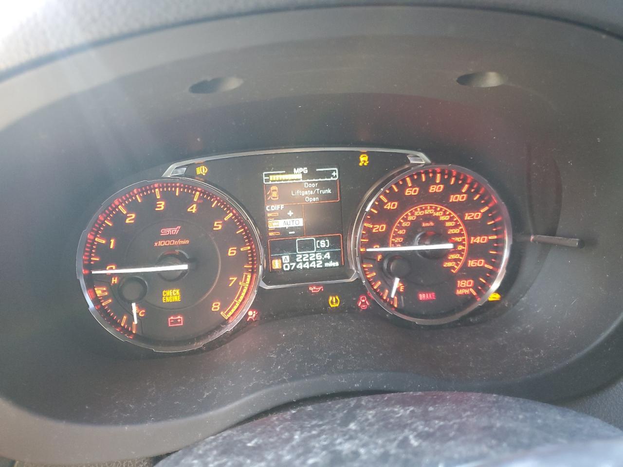 2017 Subaru Wrx Sti VIN: JF1VA2M65H9801212 Lot: 85836705