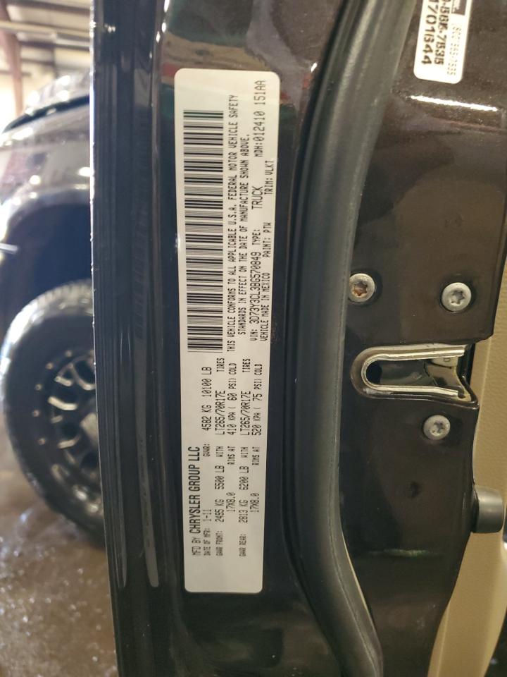 2011 Dodge Ram 3500 VIN: 3D73Y3CL3BG570849 Lot: 89652745