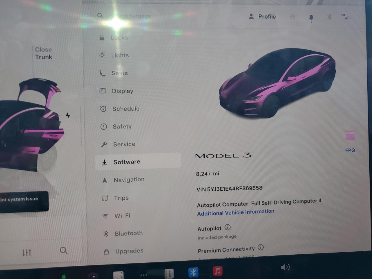 2024 Tesla Model 3 VIN: 5YJ3E1EA4RF869558 Lot: 85579375