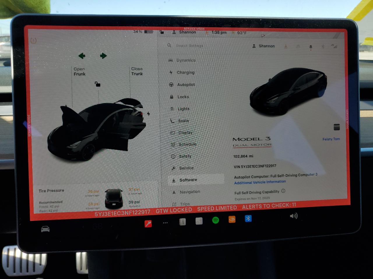 2022 Tesla Model 3 VIN: 5YJ3E1EC3NF122917 Lot: 85421045