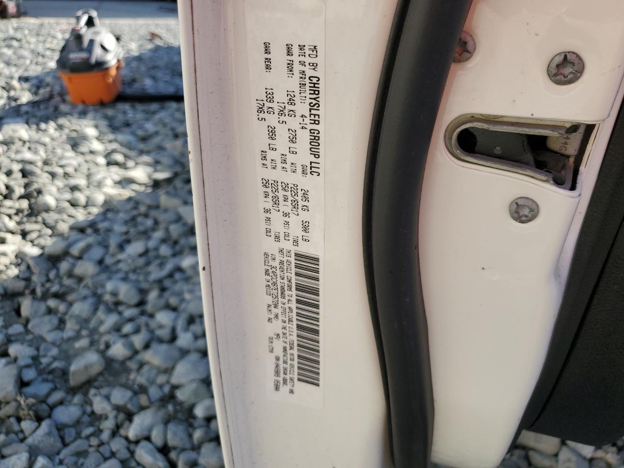 2014 Dodge Journey Se VIN: 3C4PDCAB7ET257204 Lot: 85111375