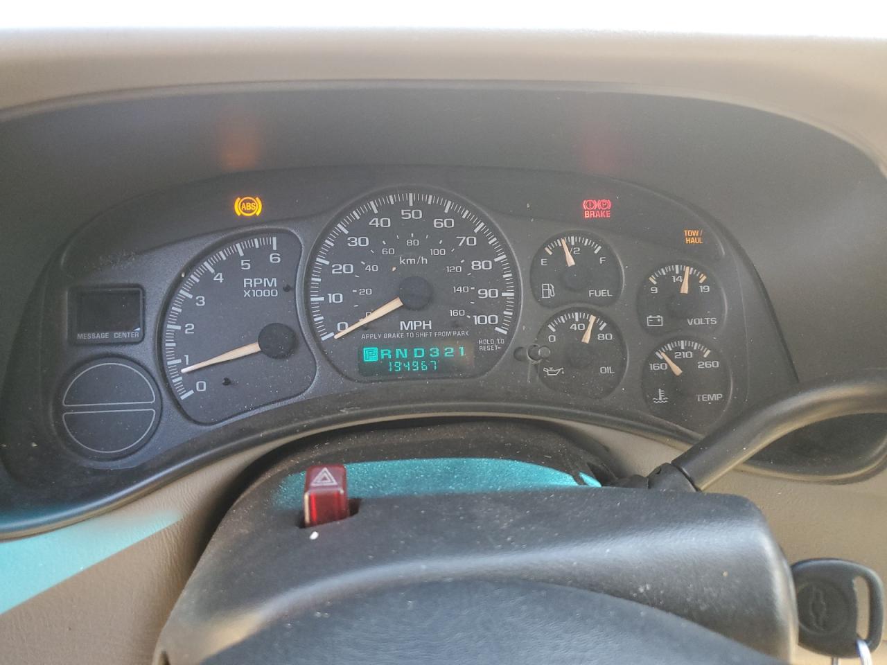 2002 Chevrolet Tahoe K1500 VIN: 1GNEK13Z22R293857 Lot: 85602325