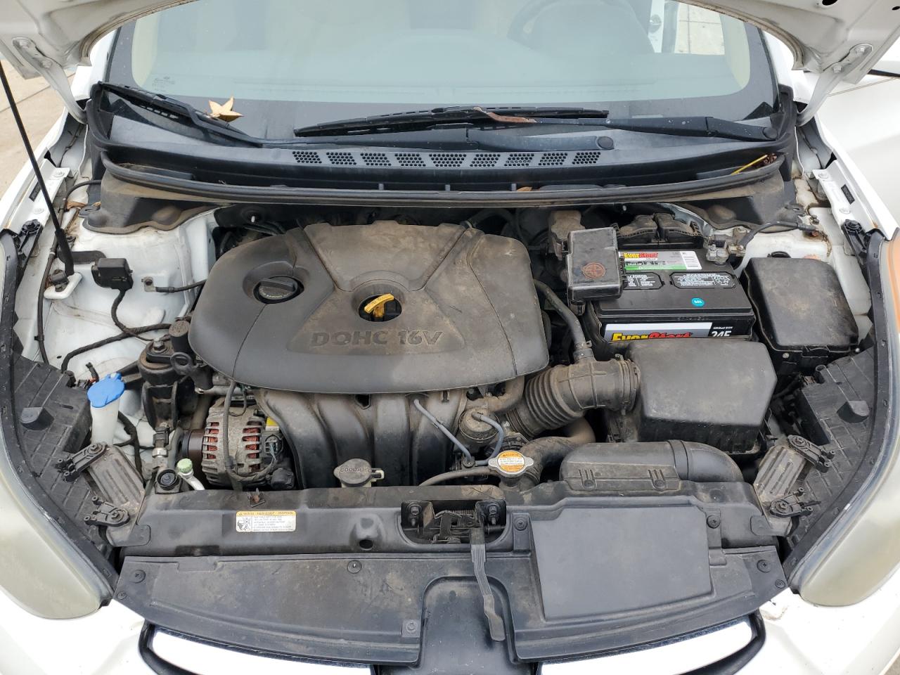 2012 Hyundai Elantra Gls VIN: 5NPDH4AE3CH134343 Lot: 90348115